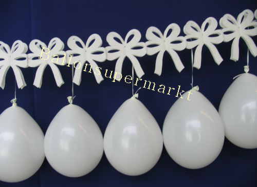 Dekoration Hochzeit Schliefen- Girlanden Luftballons
