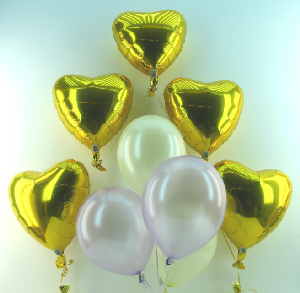Goldene Herzen Traube + Perlmutt2 Goldene Herzen Traube + Perlmutt2