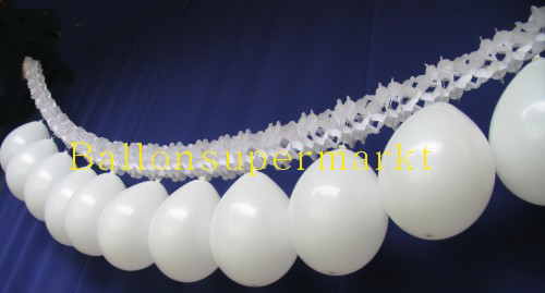 Luftballons Girlande Hochzeitsdeko 05